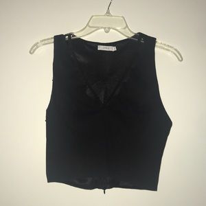 Black Crop Top